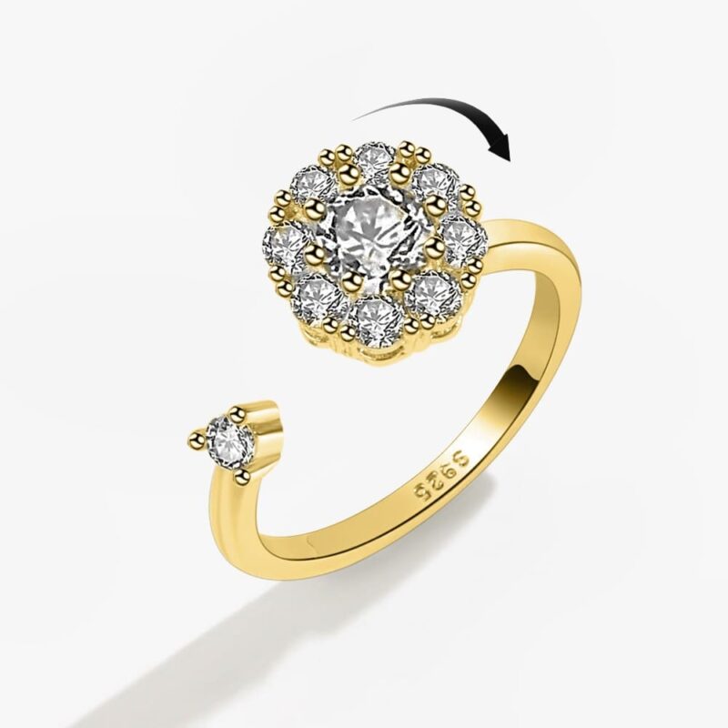 Bague Anti-Stress en Or Chic