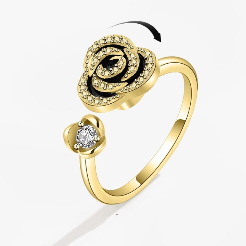 Bague Anti-Stress Florale Chic